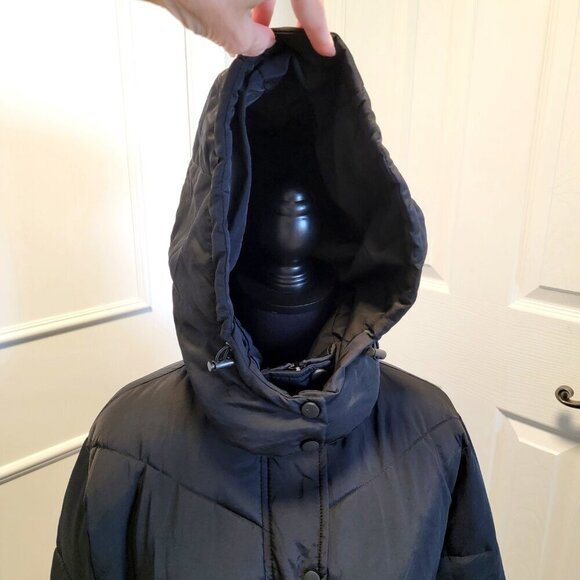 Black Winter Ski Parka Puffer Jacket Size Small - Picture 9 of 15